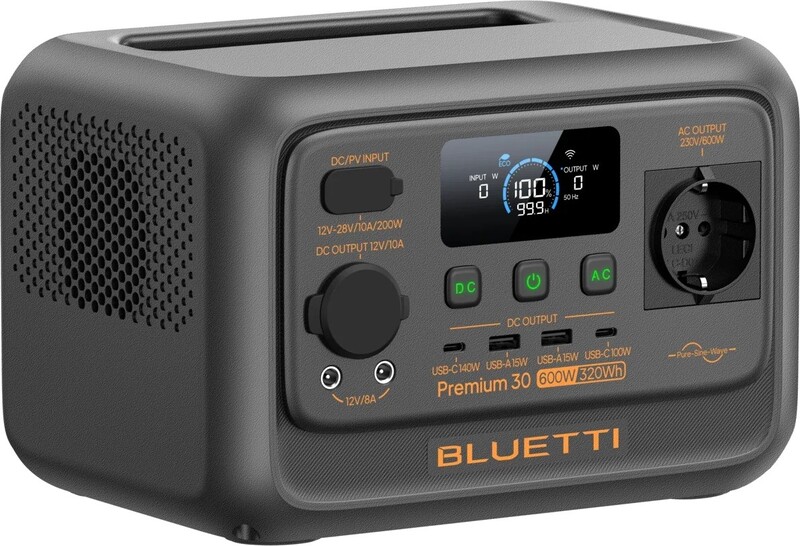 Зарядна станція Bluetti Premium 30 V2, 600W, 320Wh_OEM