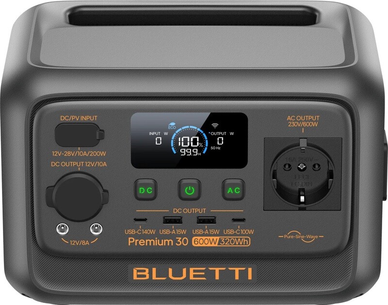 Зарядна станція Bluetti Premium 30 V2, 600W, 320Wh_OEM