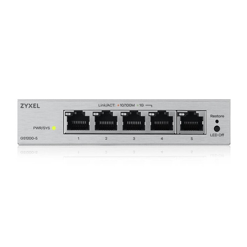 Комутатор ZYXEL GS1200-5 v3 (GS1200-5V3-EU0101F)
