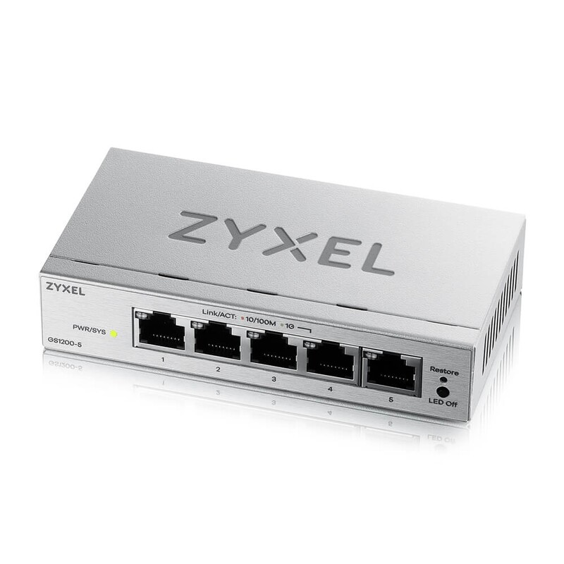 Комутатор ZYXEL GS1200-5 v3 (GS1200-5V3-EU0101F)