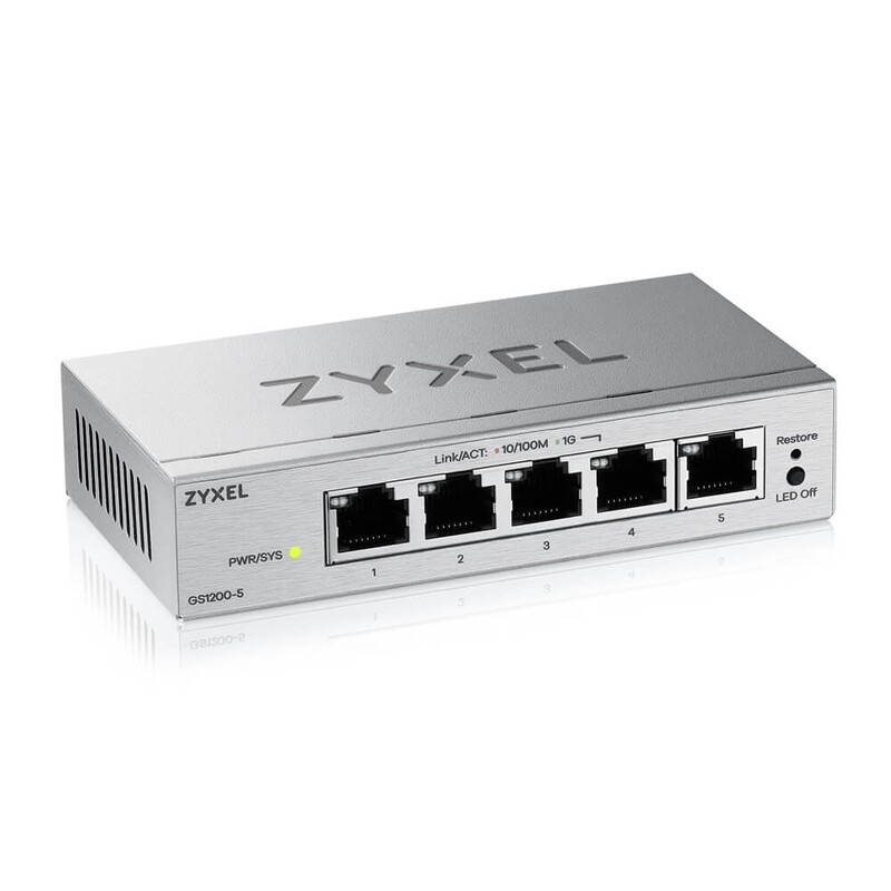 Комутатор ZYXEL GS1200-5 v3 (GS1200-5V3-EU0101F)