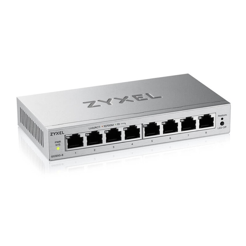 Коммутатор ZYXEL GS1200-8 v3 (GS1200-8V3-EU0101F)