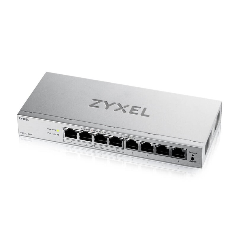 Коммутатор ZYXEL GS1200-8HP v3 (GS1200-8HPV3-EU0101F)