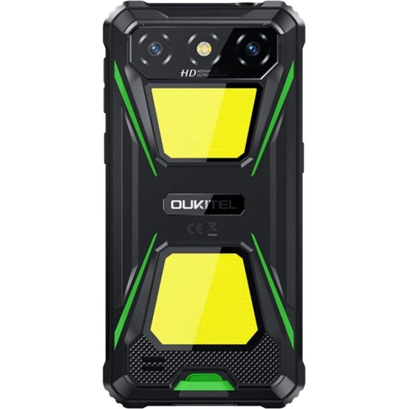 Смартфон Oukitel G5 4/256GB Black/Green (6941749813886)