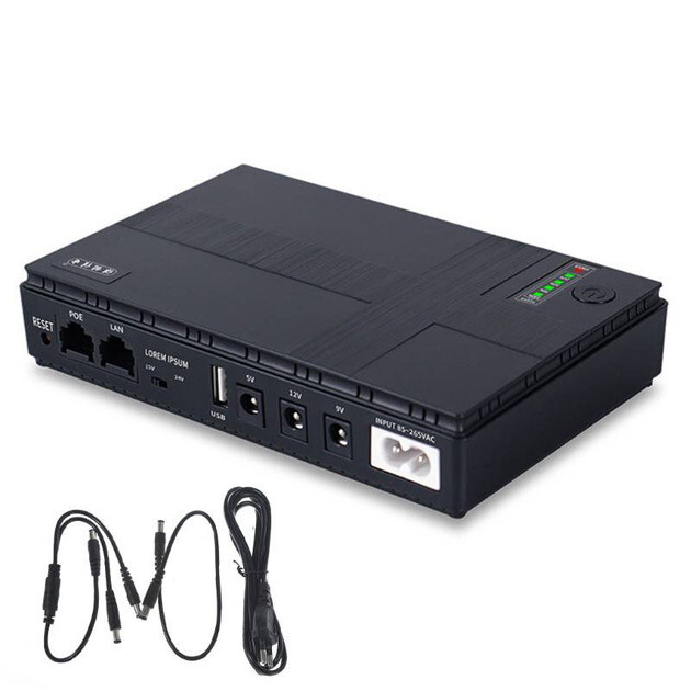 ИБП для роутеров/коммутаторов DC1018P DC UPS 10400 mAh Black (2020000426844)
