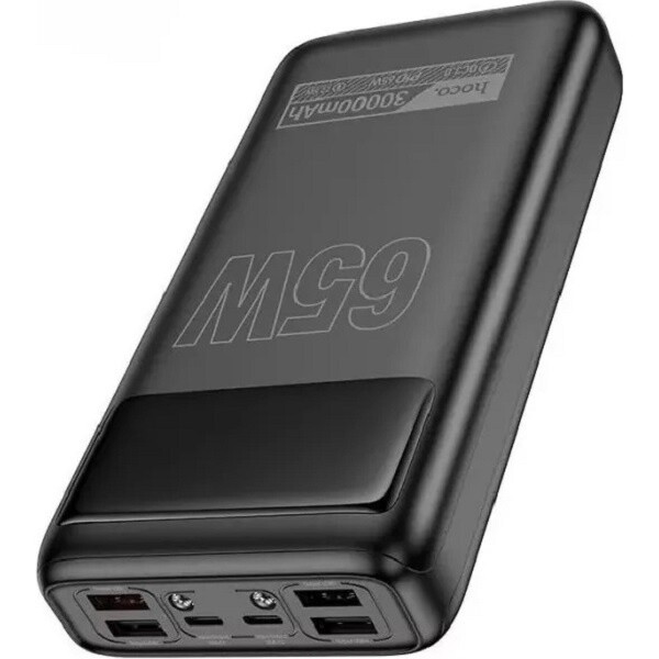 Универсальная мобильная батарея Hoco DB81 Apollo 65W 30000mAh Black (6942007637749)