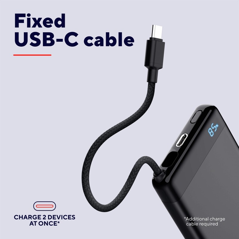 Универсальная мобильная батарея Trust Fiera 10000mAh 20W Black (25880)