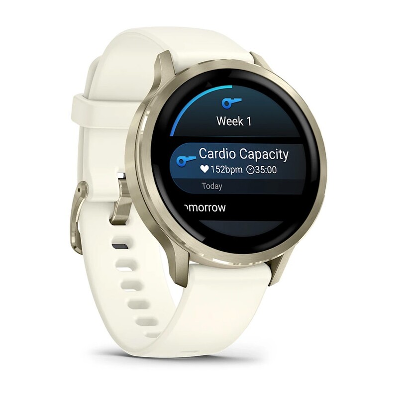 Смарт-часы Garmin Venu 4 41mm Lunar Gold with Bone Silicone Band (010-03013-00)