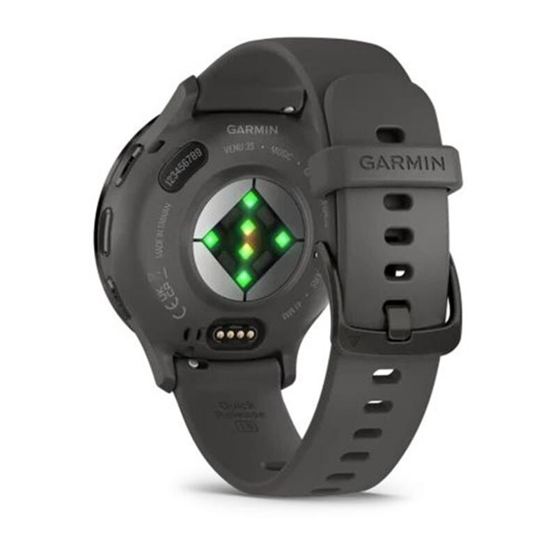 Смарт-годинник Garmin Venu 3s Slate Stainless Steel Bezel with Pebble Gray and Silicone Band (010-02785-00)