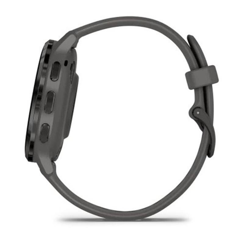 Смарт-годинник Garmin Venu 3s Slate Stainless Steel Bezel with Pebble Gray and Silicone Band (010-02785-00)
