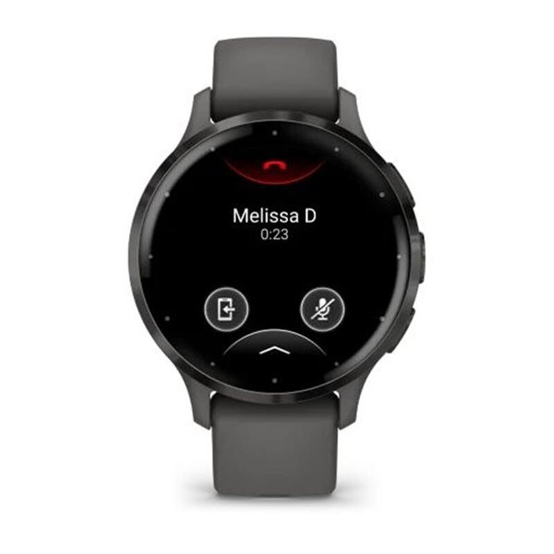 Смарт-годинник Garmin Venu 3s Slate Stainless Steel Bezel with Pebble Gray and Silicone Band (010-02785-00)