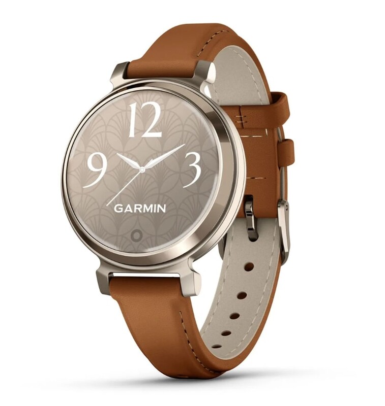 Смарт-годинник Garmin Lily 2 Classic Cream Gold with Tan Leather Band (010-02839-02)