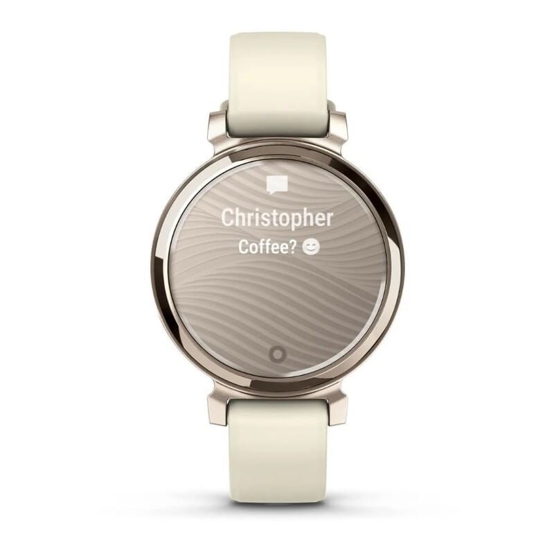 Смарт-годинник Garmin Lily 2 Cream Gold with Coconut Silicone Band (010-02839-70)