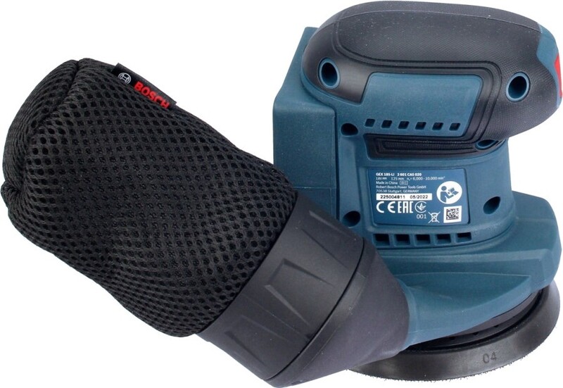 Шліфмашина Bosch Professional GEX 185-LI 18В без АКБ та ЗП (0.601.3A5.020)
