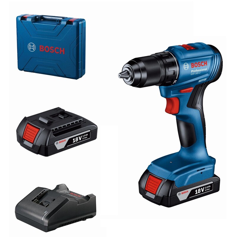 Дриль-шурупокрут Bosch Professional GSR 185-LI 18В (0.601.9K3.000)