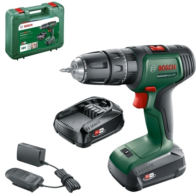 Дриль-шурупокрут Bosch UniversalImpact 18В (0.603.9D4.102)