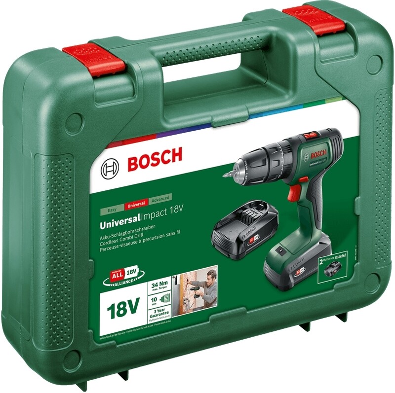 Дриль-шурупокрут Bosch UniversalImpact 18В (0.603.9D4.102)
