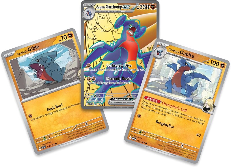 Колекційна карткова гра Pokemon: Cynthia`s Garchomp ex - Premium Collection