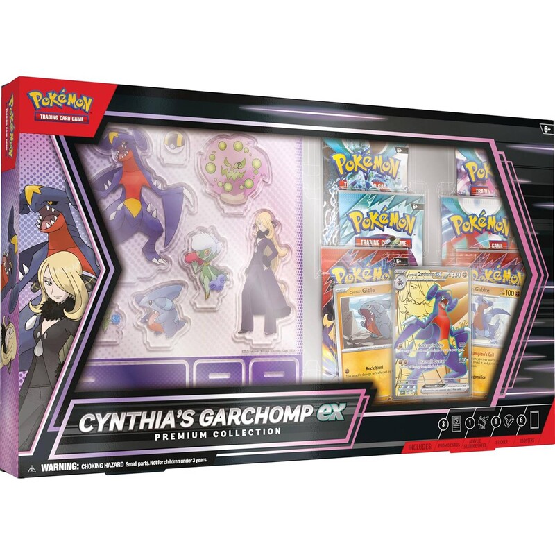 Колекційна карткова гра Pokemon: Cynthia`s Garchomp ex - Premium Collection