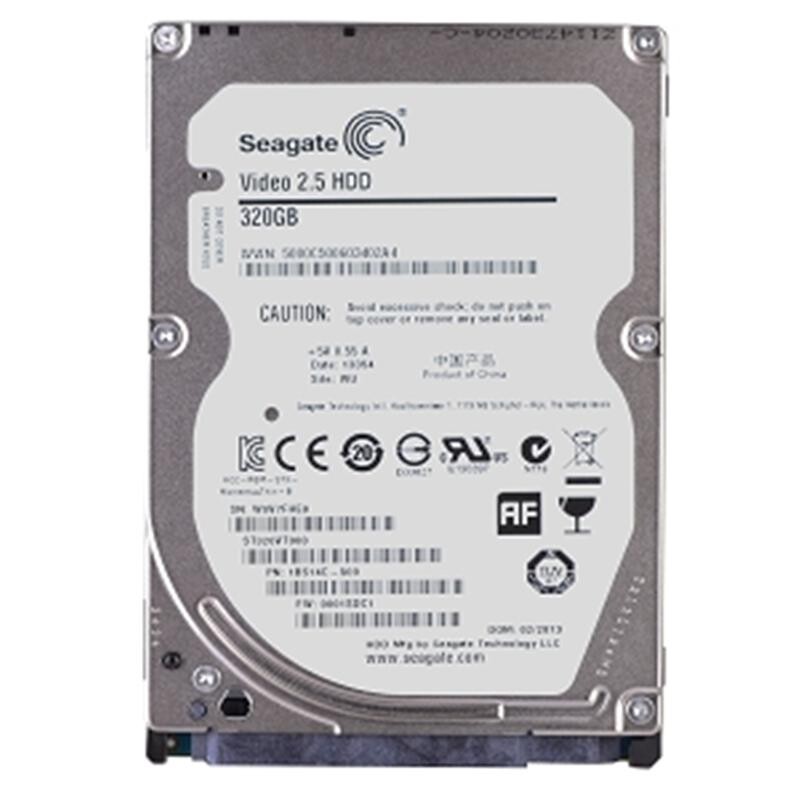 Накопитель HDD 2.5" SATA 320GB Seagate Video 5400rpm 16MB (ST320VT000) Refurbished