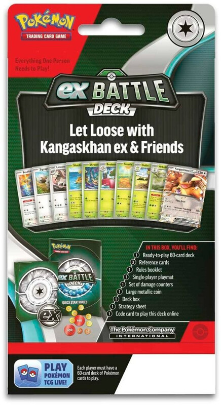 Колекційна карткова гра Pokemon: Greninja ex/Kangaskhan ex - Battle Deck (1 випадково)