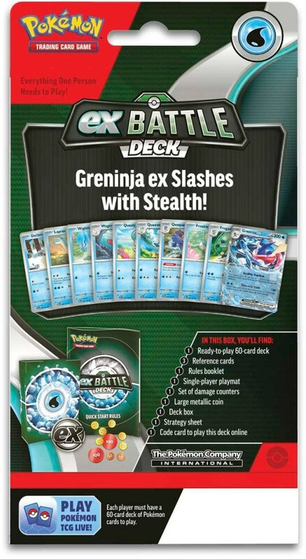 Колекційна карткова гра Pokemon: Greninja ex/Kangaskhan ex - Battle Deck (1 випадково)