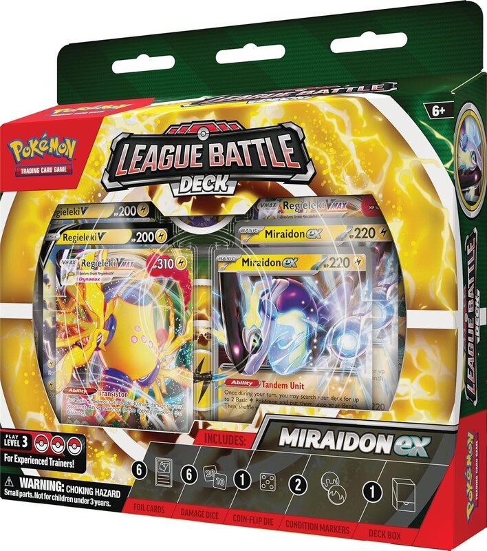 Коллекционная карточная игра Pokemon: Miraidon ex League Battle Deck