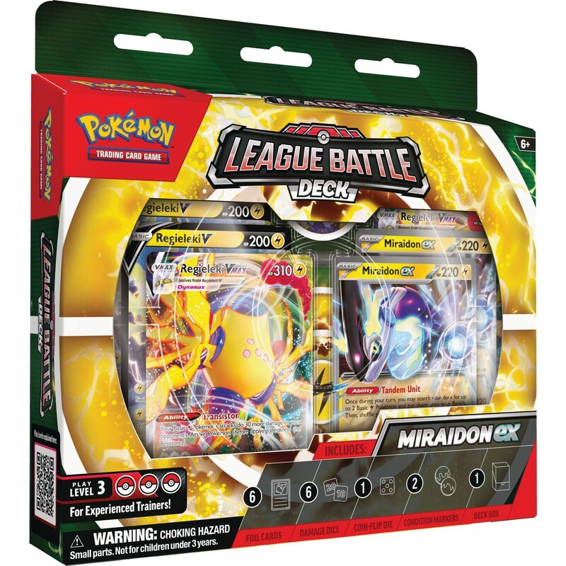 Коллекционная карточная игра Pokemon: Miraidon ex League Battle Deck