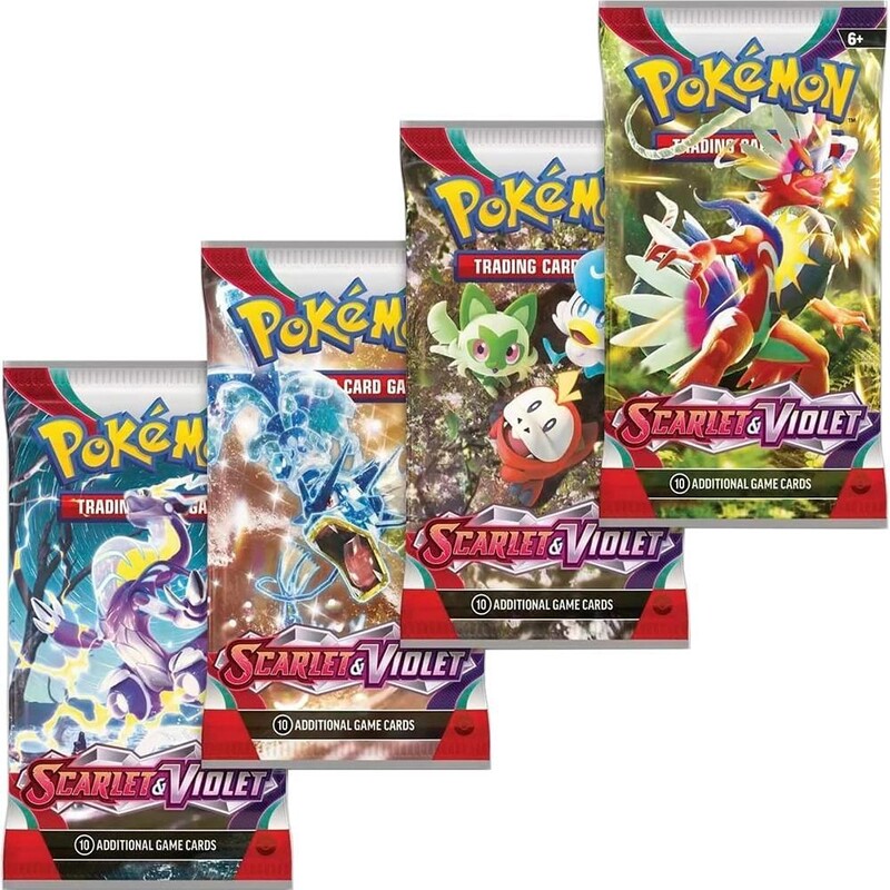 Колекційна карткова гра Pokemon: Scarlet & Violet - Base Set, бустер пак (1 шт)
