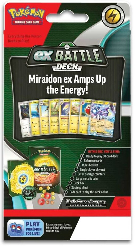 Колекційна карткова гра Pokemon: Miraidon/Victini ex Battle Deck (1 випадково)