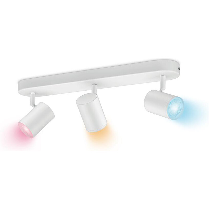 Светильник точечный накладной умный WiZ Imageo Spots 3х5W 2200-6500K RGB Wi-Fi White (929002658901)