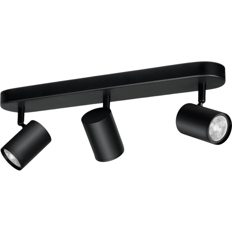 Светильник точечный накладной умный WiZ Imageo Spots 3х5W 2200-6500K RGB Wi-Fi Black (929002659201)