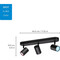 Фото - Светильник точечный накладной умный WiZ Imageo Spots 3х5W 2200-6500K RGB Wi-Fi Black (929002659201) | click.ua