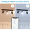 Фото - Светильник точечный накладной умный WiZ Imageo Spots 3х5W 2200-6500K RGB Wi-Fi Black (929002659201) | click.ua