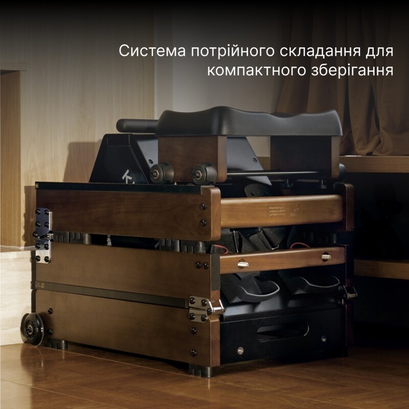 Гребный тренажер KingSmith WR20 Walnut Wood