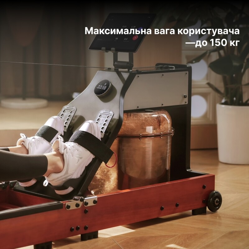 Гребный тренажер KingSmith WM10 Walnut Wood
