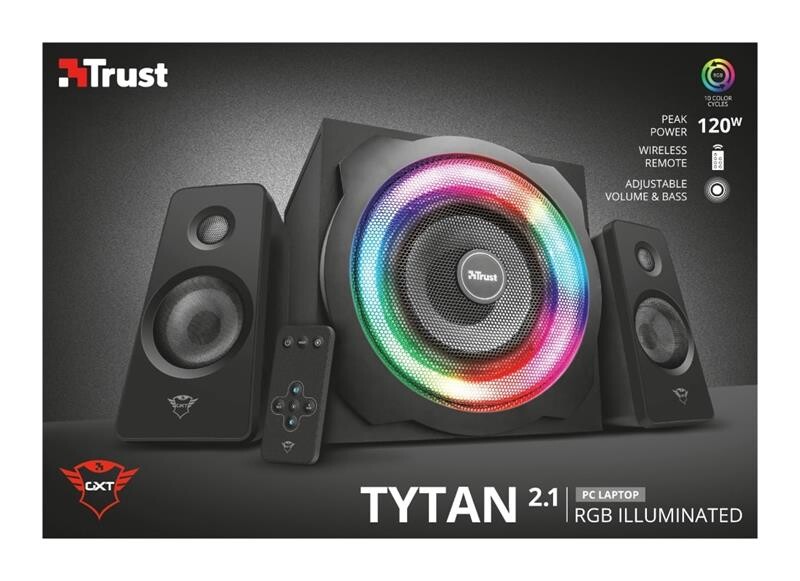 Акустична система Trust 2.1 GXT 629 Tytan RGB Illuminated Black (22944)