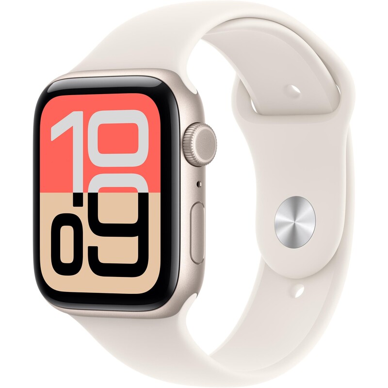 Смарт-часы Apple Watch SE 3 GPS 40mm Starlight Aluminium Case with Starlight Sport Band - M/L (MEH54RK/A)