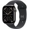 Фото - Смарт-часы Apple Watch Series 11 GPS + Cellular 46mm Slate Titanium Case with Black Sport Band - S/M (MFD14RK/A) | click.ua