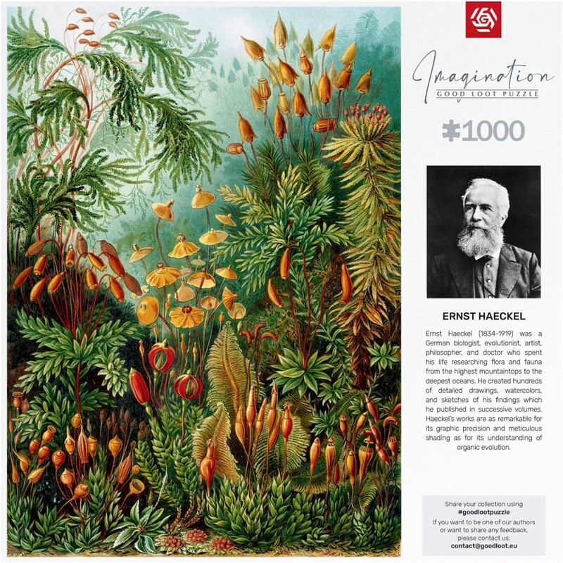 Пазл GoodLoot Imagination: Ernst Haeckel Muscinae (5908305239642)