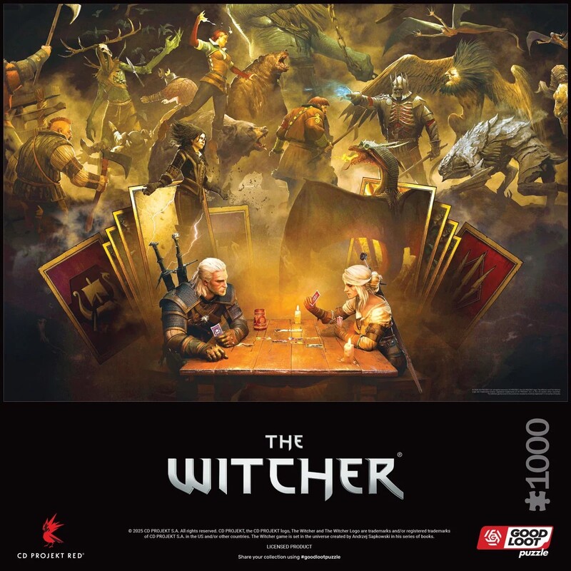 Пазл GoodLoot The Witcher Playing Gwent (5908305249634)