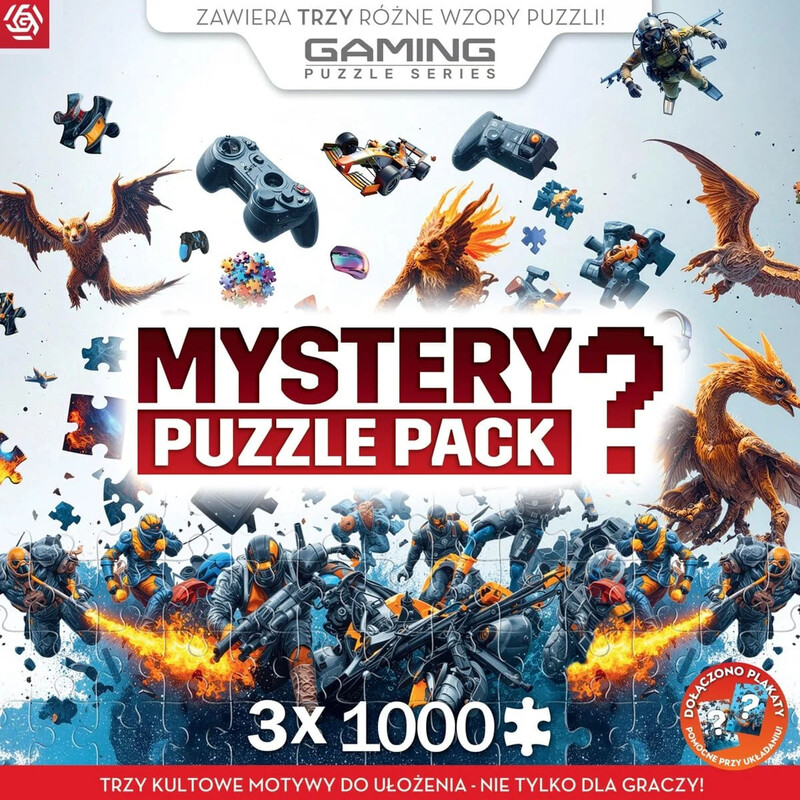 Пазл GoodLoot Mystery Puzzle Pack V1 3x1000 (5908305250333)