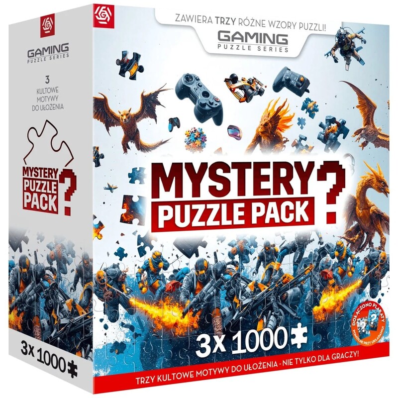 Пазл GoodLoot Mystery Puzzle Pack V1 3x1000 (5908305250333)