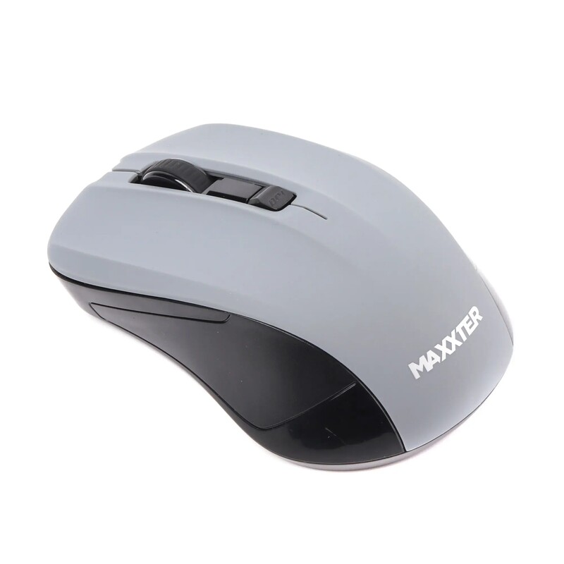 Мышь беспроводная Maxxter Mr-337-Gr Grey USB