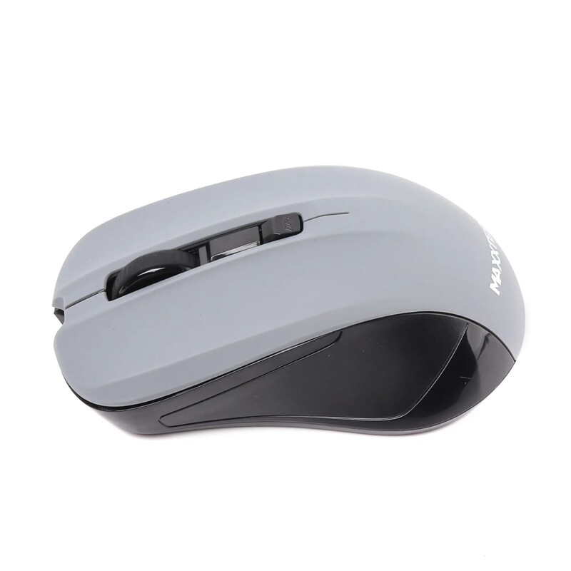 Мышь беспроводная Maxxter Mr-337-Gr Grey USB
