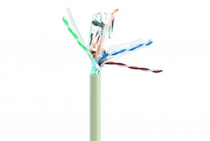 Кабель витая пара Cablexpert FTP (FPC-6004-SOL/100) CAT6, алюминий под медью (CCA с AWG24), одножильный, экранированный фольгой, 100м