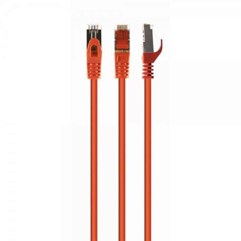 Патч-корд S/FTP Cablexpert (PP6A-LSZHCU-O-30M) cat.6a, литой, 50u "штекер с защелкой, 30м, оранжевый