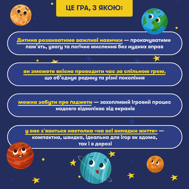 Розвивальна гра Orner Сонячна система (orner-3631)