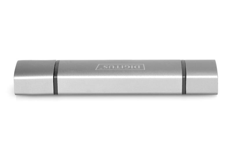 Картридер Digitus 3-в-1 Silver (DA-70886)