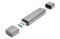 Фото - Картридер Digitus 3-в-1 Silver (DA-70886) | click.ua